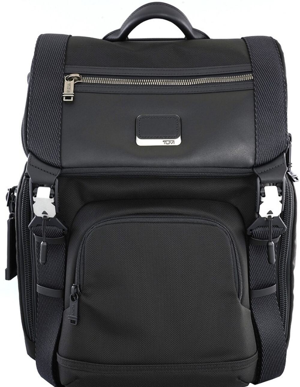 TUMI Alpha Bravo Lark Backpack Black Ballistic Nylon Laptop Travel Bag 0232651D